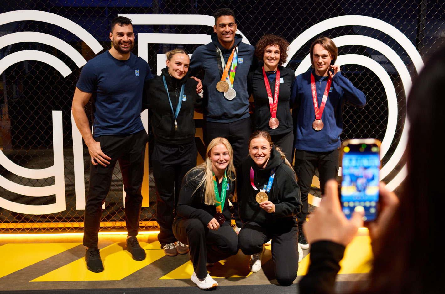 Anciens participants du Camp des recrues RBC et athlètes olympiques